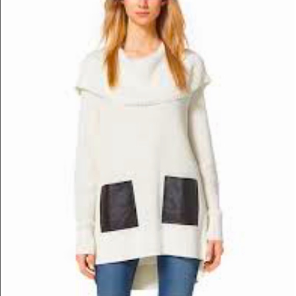 MICHAEL Michael Kors Sweaters - Michael Kors Vegan-Pockets Turtleneck Sweater - M
